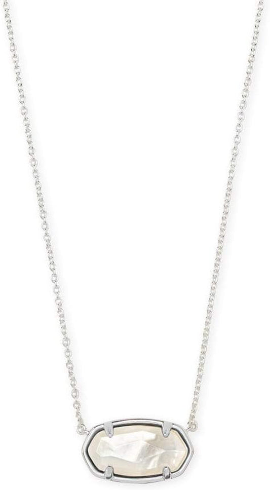 Elisa Pendant Necklace in Sterling Silver, Fine Jewelry for Women - WORLD TIME VISITS