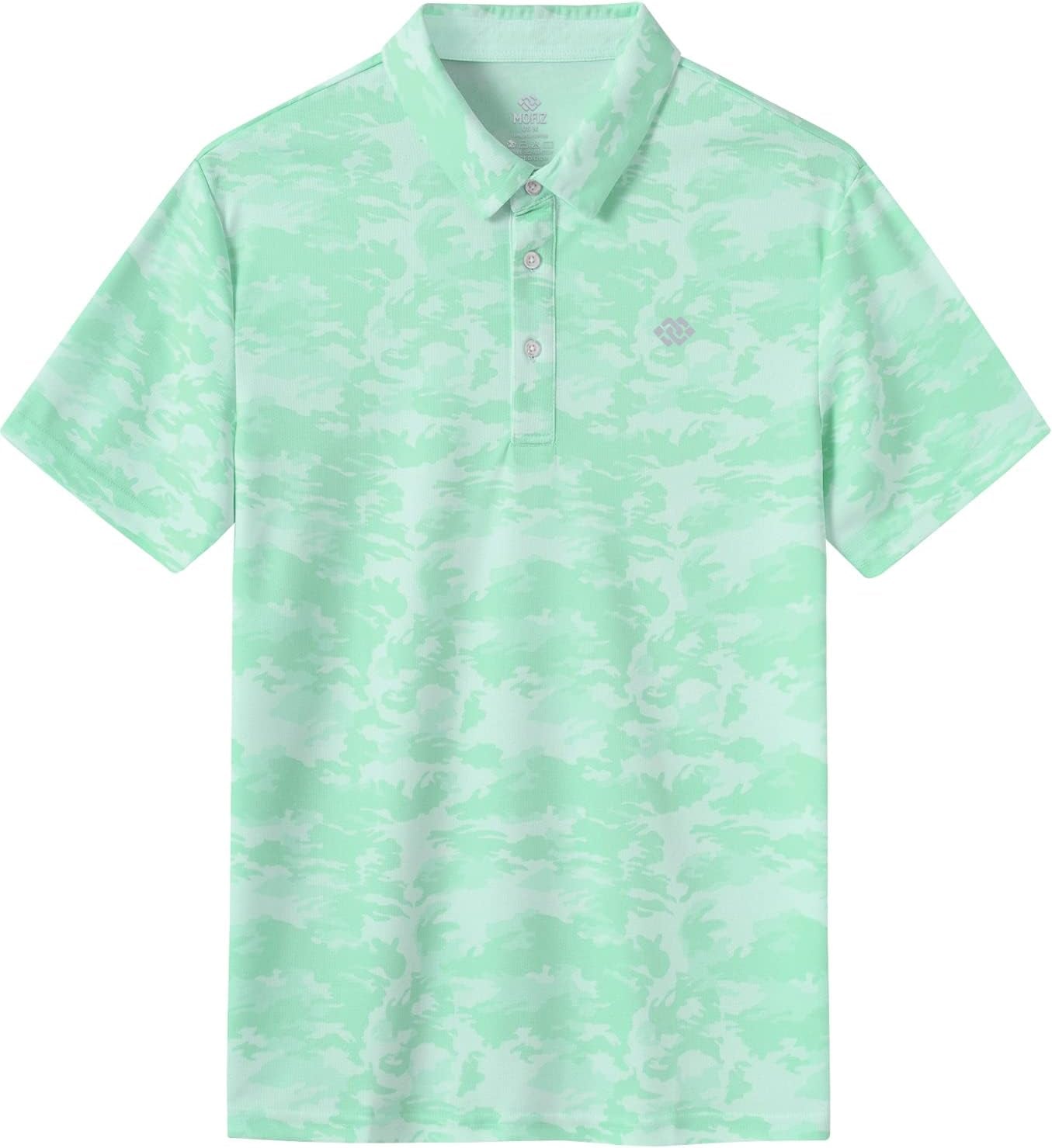 Men'S Camo Polo Golf Shirt Hiking Dry Fit Short Sleeve T-Shirts Pique Collared Polo Jersey - WORLD TIME VISITS