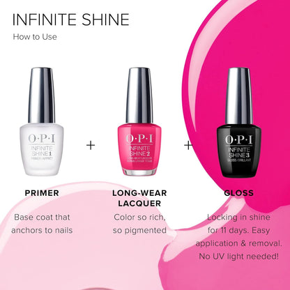 OPI Infinite Shine 2 Long-Wear Lacquer, Barefoot in Barcelona, Nude Long-Lasting Nail Polish, 0.5 Fl Oz