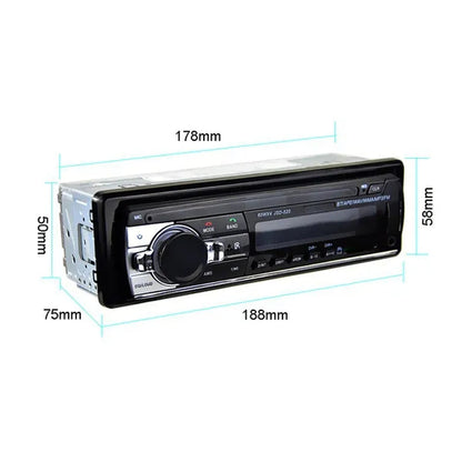 Newest 1 Din In-Dash Car Stereo Radio 12V Bluetooth Handsfree MP3 Audio Player Support USB/SD MMC Port 12V Car Stereo FM Radio MP3 Audio Player 1 Din Autoradio