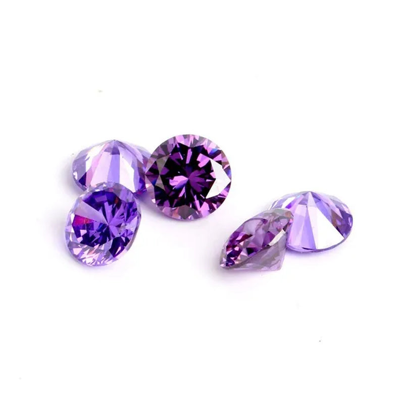 4Mm 50Pcs/Pack Cubic Zirconia Stone Loose Crystal Beads for Jewelry Making Findings - WORLD TIME VISITS