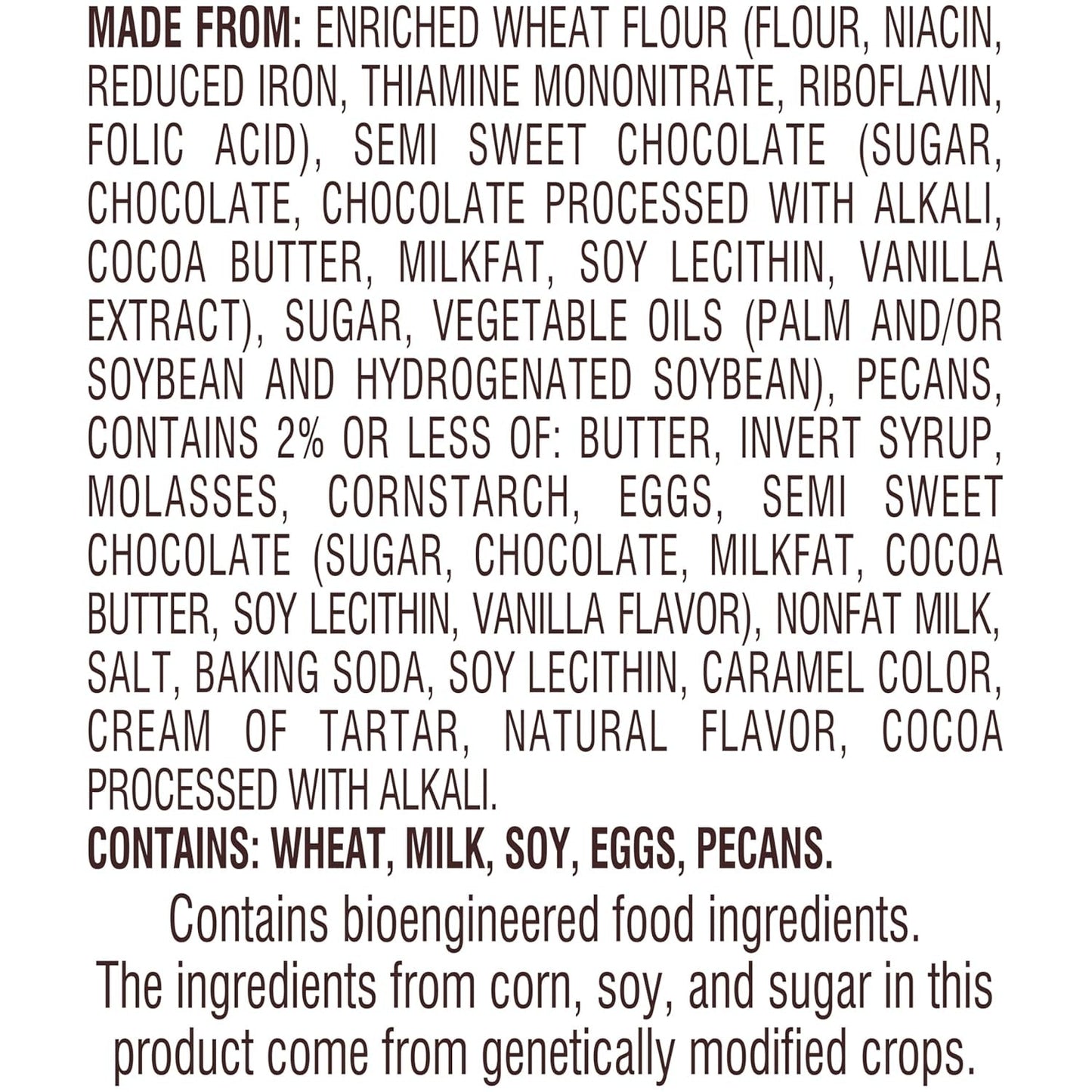Chocolate Collection, 7 Cookie Varieties, 13-Oz Box
