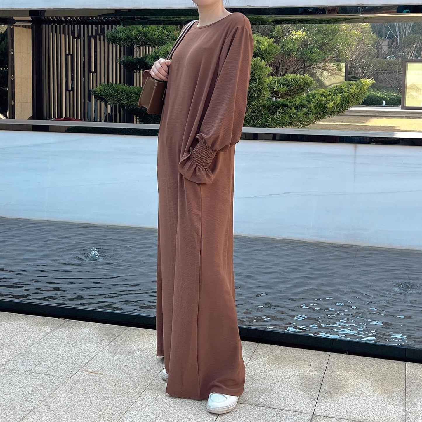 Women Prayer Dress Muslim Ramadan Garment Abaya Dubai Islam Jilbeb Long Dress without Hijab