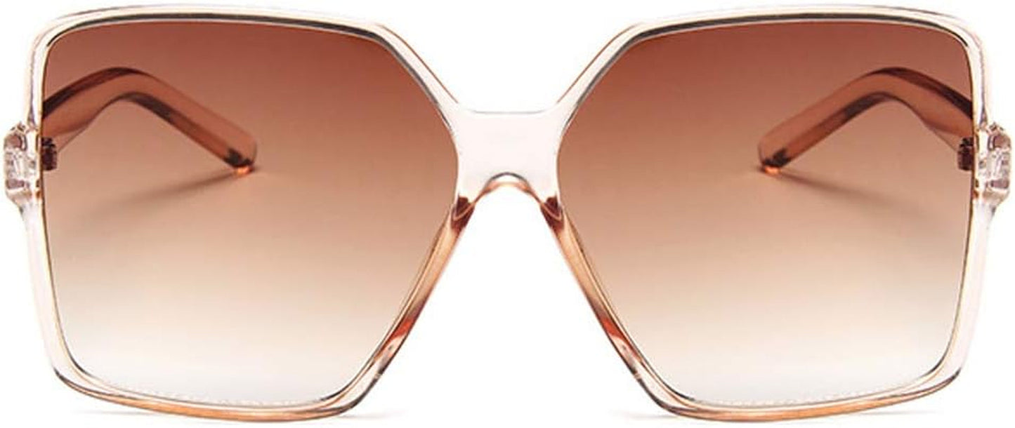 Oversized Square Sunglasses for Women Big Large Wide Fashion Shades for Men UV Protection Unisex