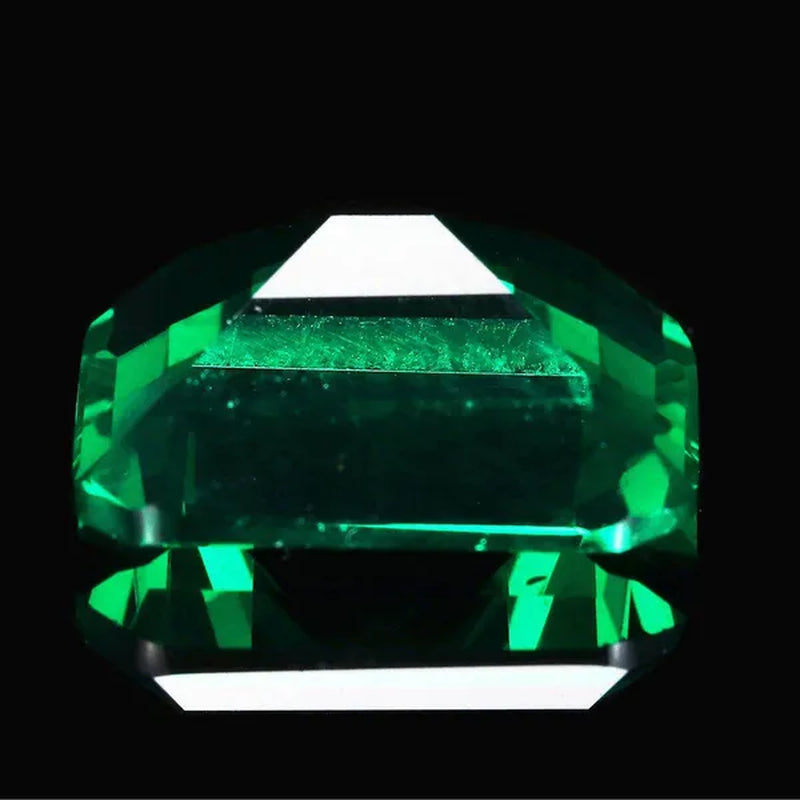 Natural Mined Green Loose Gemstone Emerald Colombia Emerald Cut Jewelry