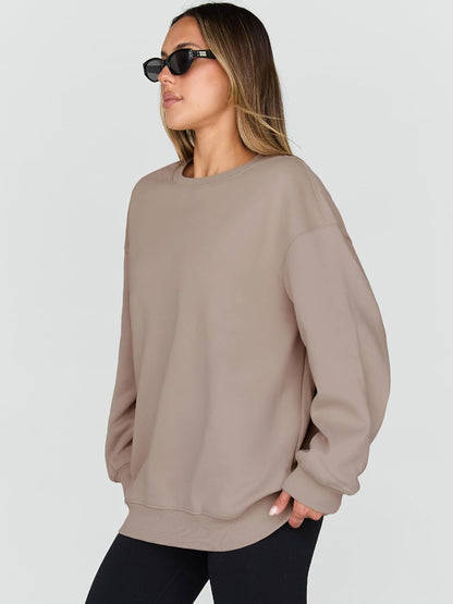 Sweatshirts for Women Hoodies Oversized Crewneck Tops Sweaters Comfy Fall Winter Outfits Clothes 2025 Fashion
