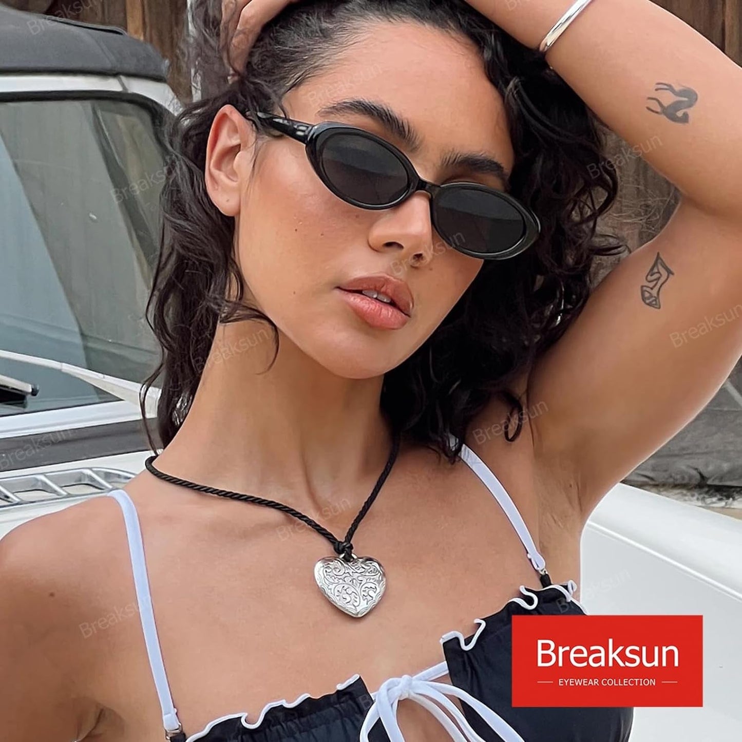 Retro Oval Sunglasses for Women Men Fashion Small Oval Sunglasses 90S Vintage Shades