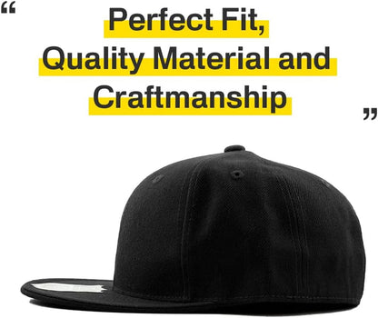 ® Original 6 Panel Flat Brim True-Fit Fitted Cap