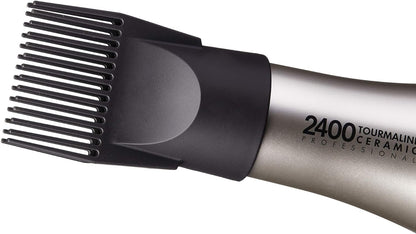 Hair Dryer 2400 Tourmaline Ceramic Technology, Professional Blow Dryer, Maximum Shine, Fast Drying, Adjustable Settings, 3 Attachments, Salon Quality