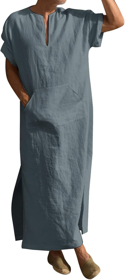 Muslim Clothes for Men Costume Thobe for Men Islam Abaya for Men Marocain Kaftan Men Abaya Thobe Men Mens Kaftan Mens Thobe Muslim Abaya Dress for Men Thobe for Men