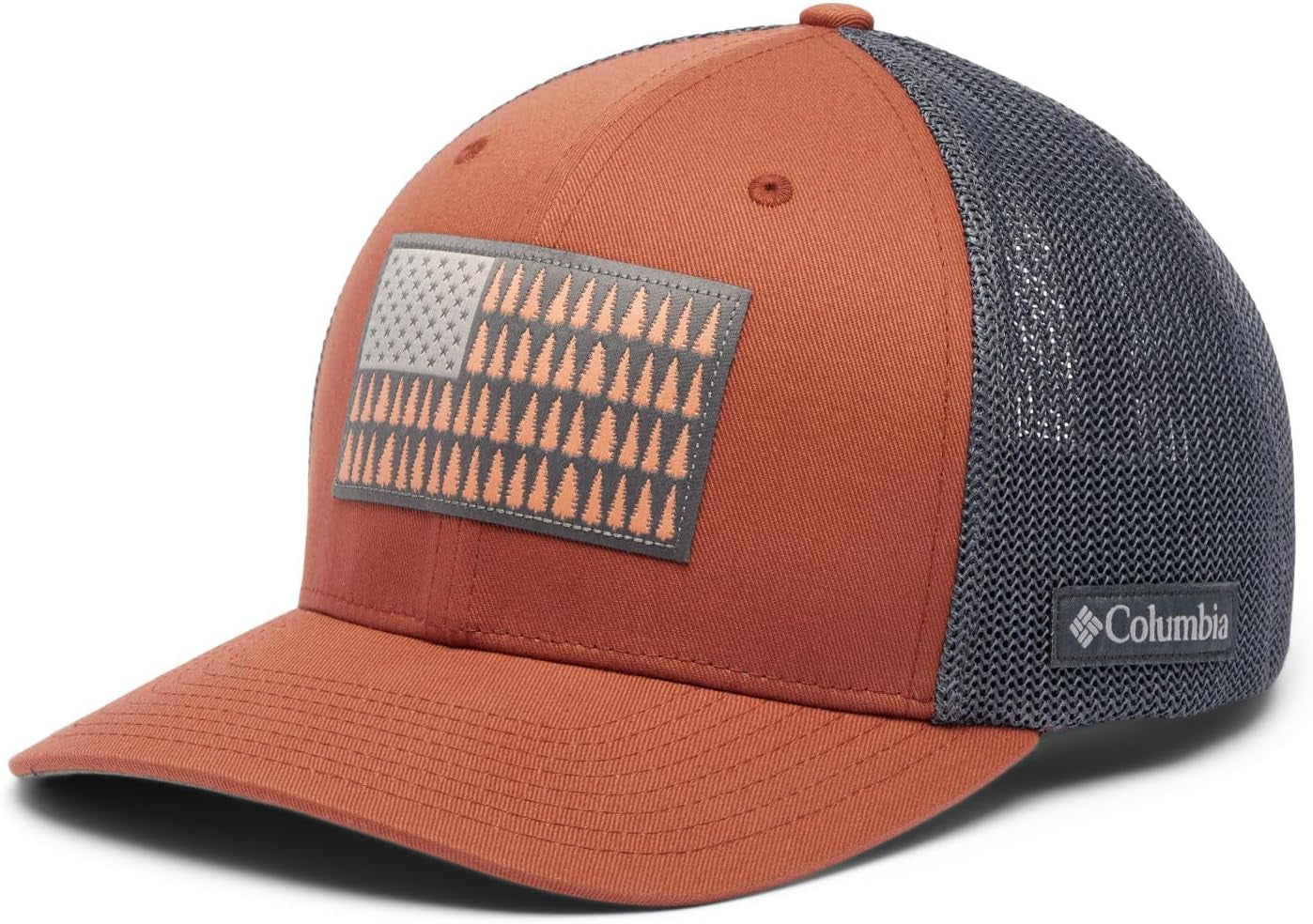 Unisex-Adult Tree Flag Mesh Ball Cap - High Crown - WORLD TIME VISITS