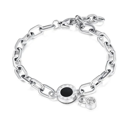 Fashion Accessories Jewelry Adjustable Bracelets Hand Chain Cubic Zirconia