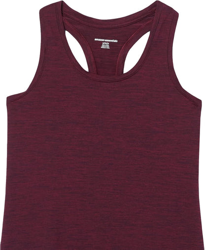 Women'S Tech Stretch Racerback Tank Top (Available in plus Size), Multipacks