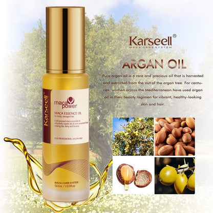 Moroccan Argan Oil for Hair Healing Cold Pressed Weightless Argan Oil Hair Serum for Dry Damaged Hair 50Ml