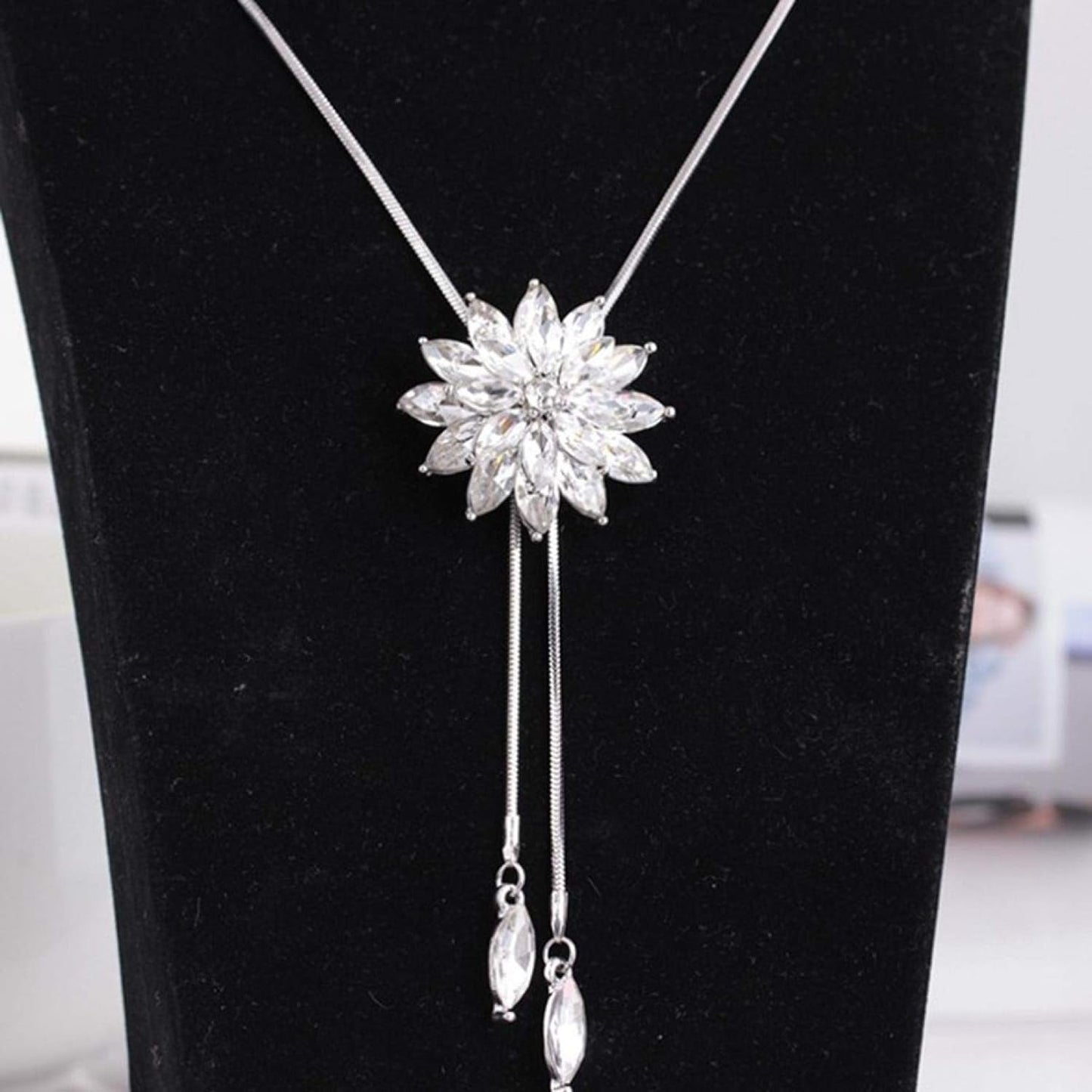 Necklaces for Women Infinity Love Heart Letter Pendant Charm Engagement Crystal Rhinestone Necklace Jewelry Gifts for Wife, Birthday or Chrismas Holiday Gift for Her, Mom, Girlfriends