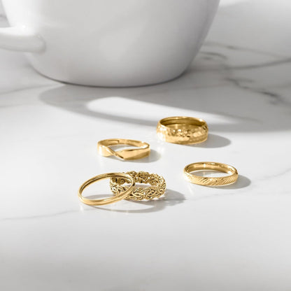 10Kt Yellow Gold Twisted Ring