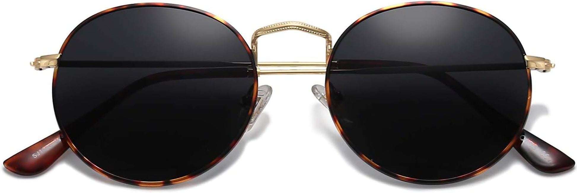 Small round Polarized Sunglasses for Women Men Classic Vintage Retro Shades UV400 - WORLD TIME VISITS