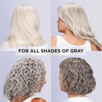 Everpure Brightening and Nourishing Shampoo for Gray Hair, Sulfate-Free Vegan Formula with Peptides, 8.5 Fl Oz