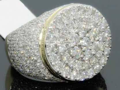 Luxury Business Men's Engagement Wedding Rings European and American Gentlemen Birthday Party Jewelry Christmas Gift Ring Size 6-13