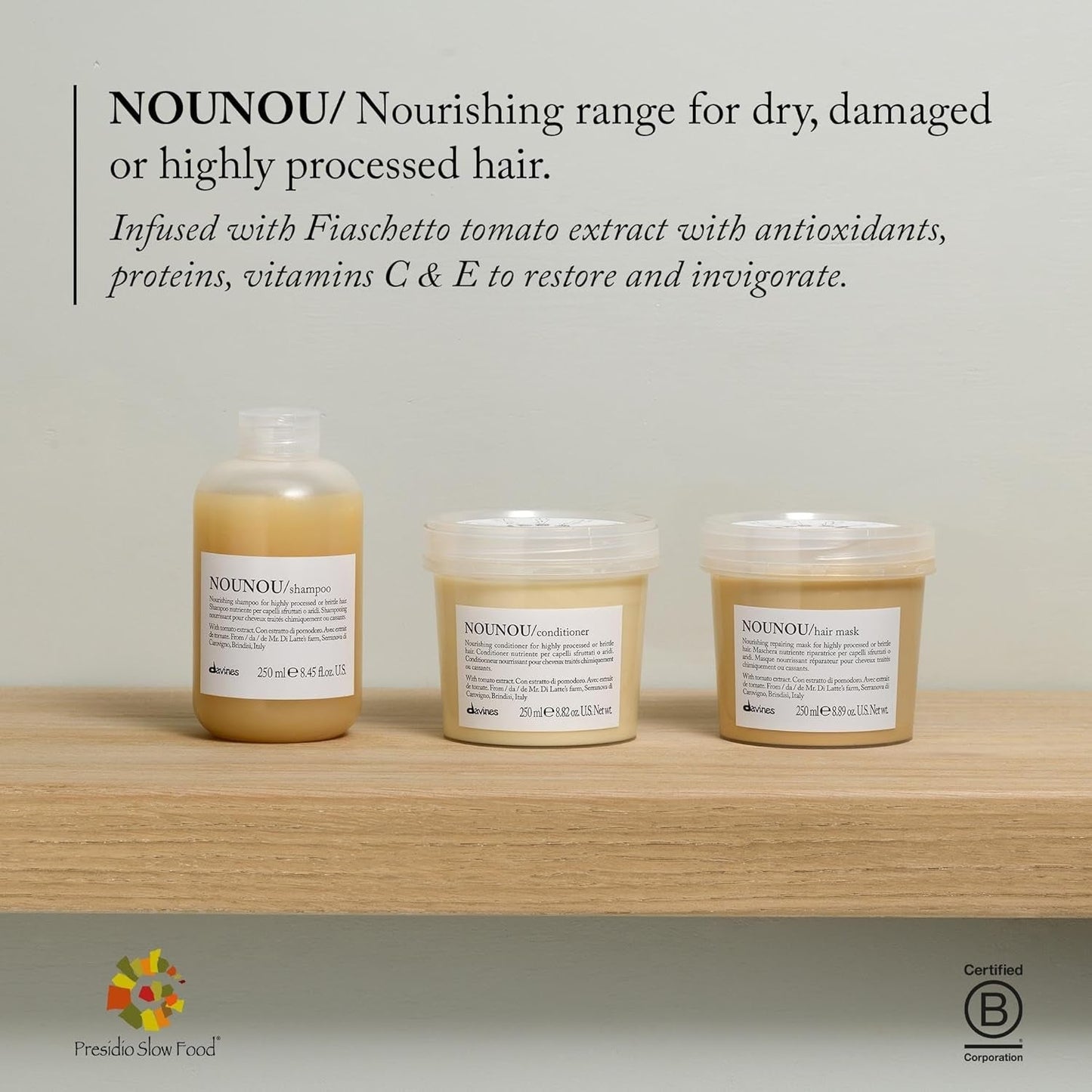 NOUNOU Conditioner, Hydrating Deep Conditioner for Bleached, Permed, Relaxed, Damaged or Very Dry Hair, Replenishes Chemically Processed Hair