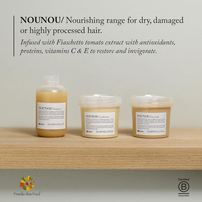 NOUNOU Conditioner, Hydrating Deep Conditioner for Bleached, Permed, Relaxed, Damaged or Very Dry Hair, Replenishes Chemically Processed Hair