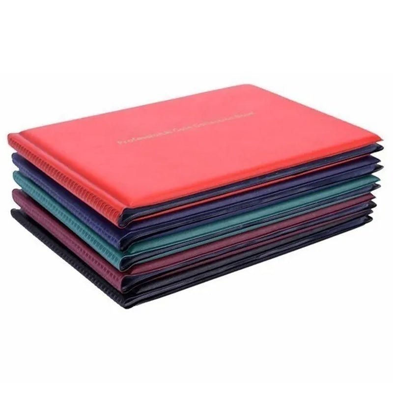 120/240 Pockets Coins Holders Medallions Badges Collecting Collection Storage Money Penny Album Book