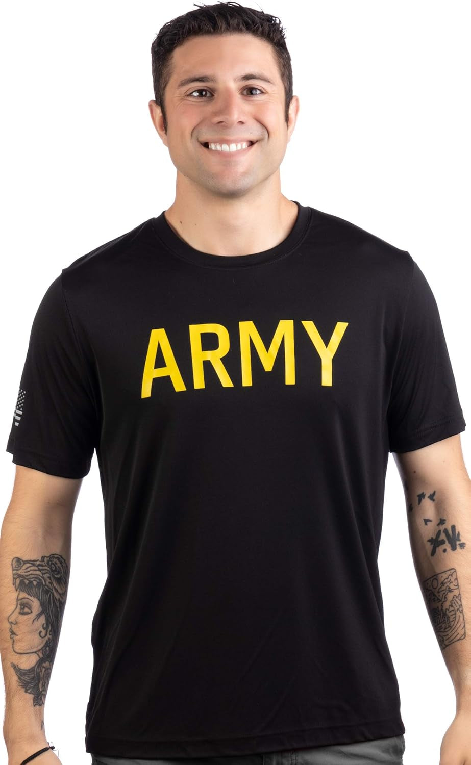 Army Wicking PT Style Shirt | U.S. Military Performance Training Infantry Workout T-Shirt