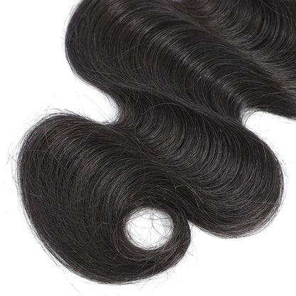 12A Body Wave Bundles Human Hair 8 Inch 1 Bundles 100% Unprocessed Brazilian Virgin Raw Hair Extensions Natural Black Weave Real Human Hair for Women