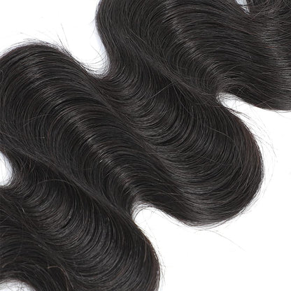 12A Body Wave Bundles Human Hair 8 Inch 1 Bundles 100% Unprocessed Brazilian Virgin Raw Hair Extensions Natural Black Weave Real Human Hair for Women