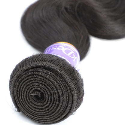12A Body Wave Bundles Human Hair 8 Inch 1 Bundles 100% Unprocessed Brazilian Virgin Raw Hair Extensions Natural Black Weave Real Human Hair for Women