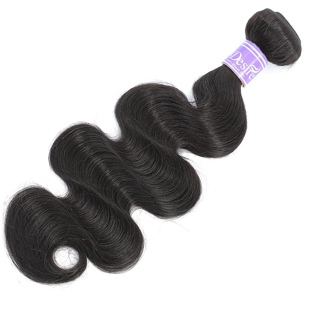 12A Body Wave Bundles Human Hair 8 Inch 1 Bundles 100% Unprocessed Brazilian Virgin Raw Hair Extensions Natural Black Weave Real Human Hair for Women - WORLD TIME VISITS