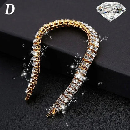 Men's Bracelet Hip Hop Fashion Bracelet Gold/Silver Bracelet Byzantine Chain Cuban Bracelet Festive Birthday Gift 1 Piece (8inch)