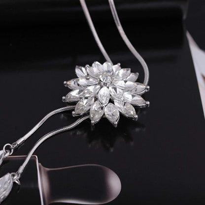 Necklaces for Women Infinity Love Heart Letter Pendant Charm Engagement Crystal Rhinestone Necklace Jewelry Gifts for Wife, Birthday or Chrismas Holiday Gift for Her, Mom, Girlfriends