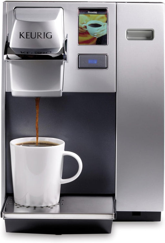 K155 Office Pro Single Cup Commercial K-Cup Pod Coffee Maker, Silver - WORLD TIME VISITS