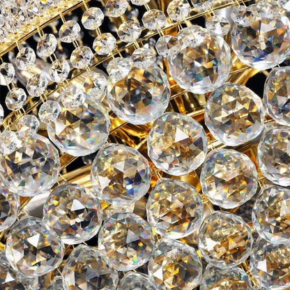 14-Lights Crystal Chandelier Modern French Empire Pendant Lamp Ceiling Hanging Lighting Fixture
