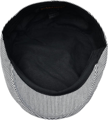 Men'S Cotton Ivy Gatsby Newsboy Hat Summer Driving Scally Cap Thin