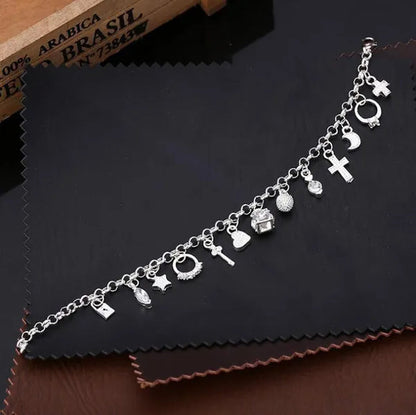 Fashion Jewelry 925 Silver Chain Bracelets for Men or Women