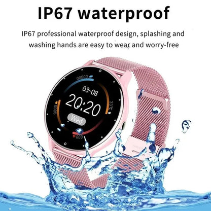 LIGE Smart Watch Women Full Touch Screen Sport Fitness Watch IP67 Waterproof Bluetooth For Android ios smartwatch Men