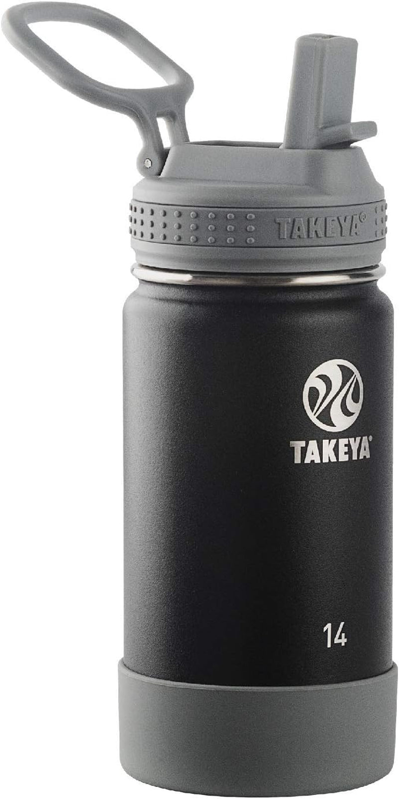 Actives Kids 14 Oz Vacuum Insulated Stainless Steel Water Bottle with Straw Lid, Blackberry - WORLD TIME VISITS
