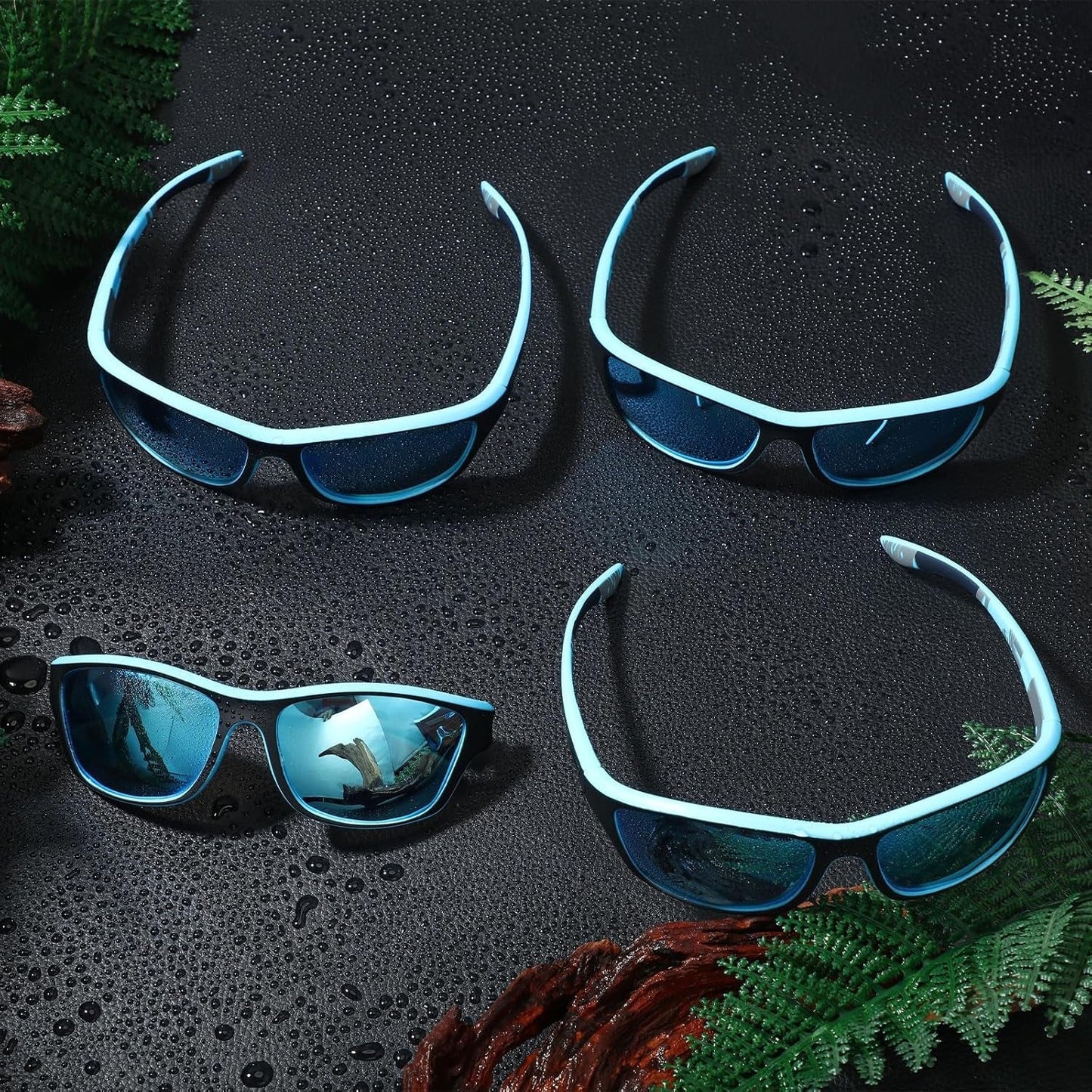 4 Pairs Men Polarized Sunglasses with UV Protection Driving Glasses Sports for Sport Outdoor Activities
