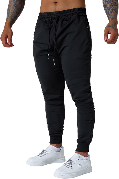 Mens Jogging Casual Pants Joggers Sweatpants Active Athletic Workout Sweatpants for Men