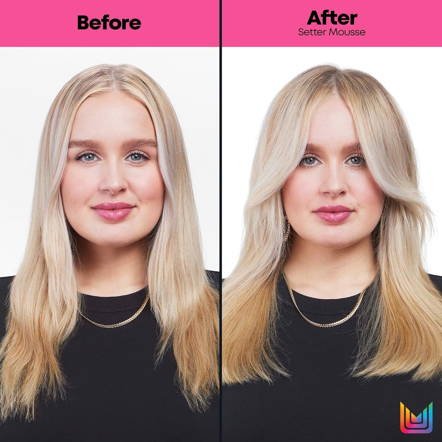 Setter Mousse - Provides Volumizing Lift and Shine, Humidity Resistant and Controls Frizz, for All Hair Types, Professional Hair Styling and Salon Styling Mousse, 8.2 Oz