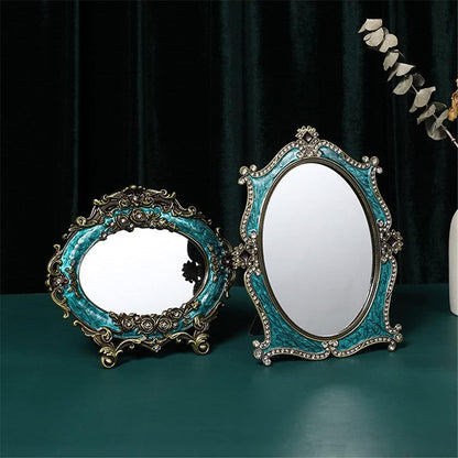 Wedding Gift Mirror Bride Retro European Style Makeup Mirror Desktop Russian Princess Dressing Mirror Exotic Style