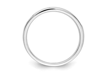 1/7 Carat (Ctw) Pink Sapphire Wedding Band Ring in 14K White Gold