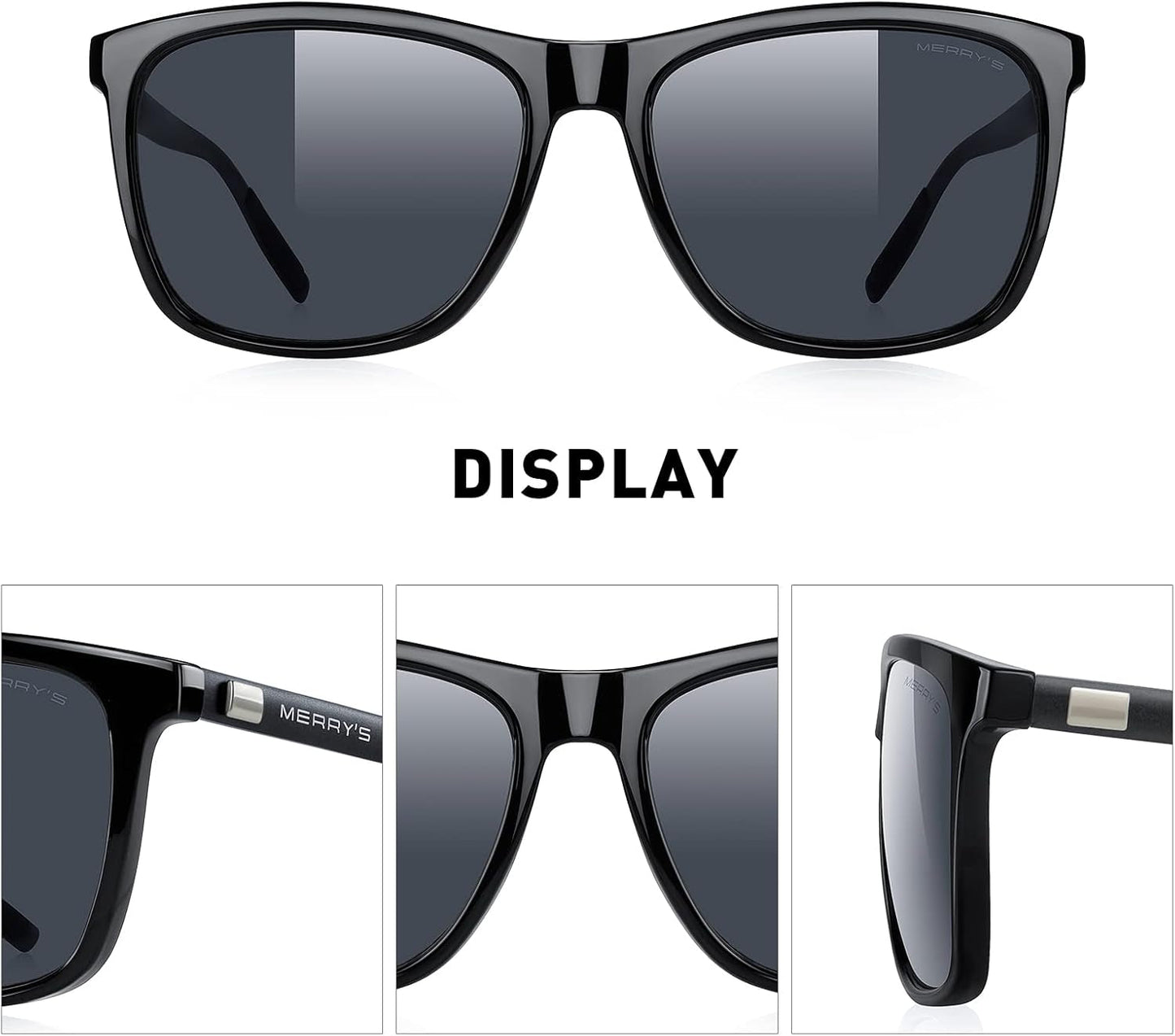 Unisex Polarized Aluminum Sunglasses Vintage Sun Glasses for Men/Women S8286