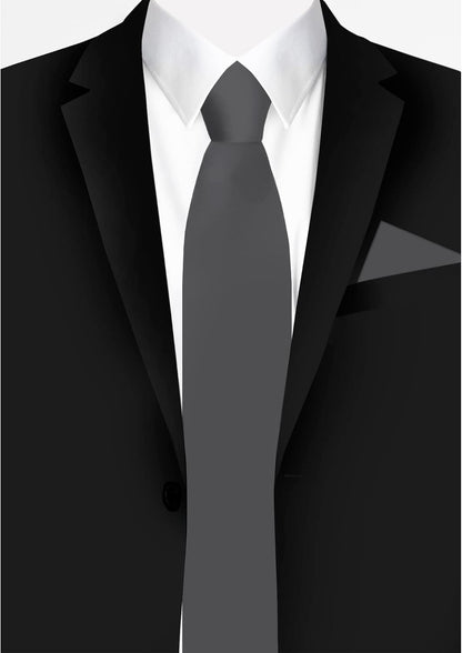 Men'S Extra Long Solid Color Tie