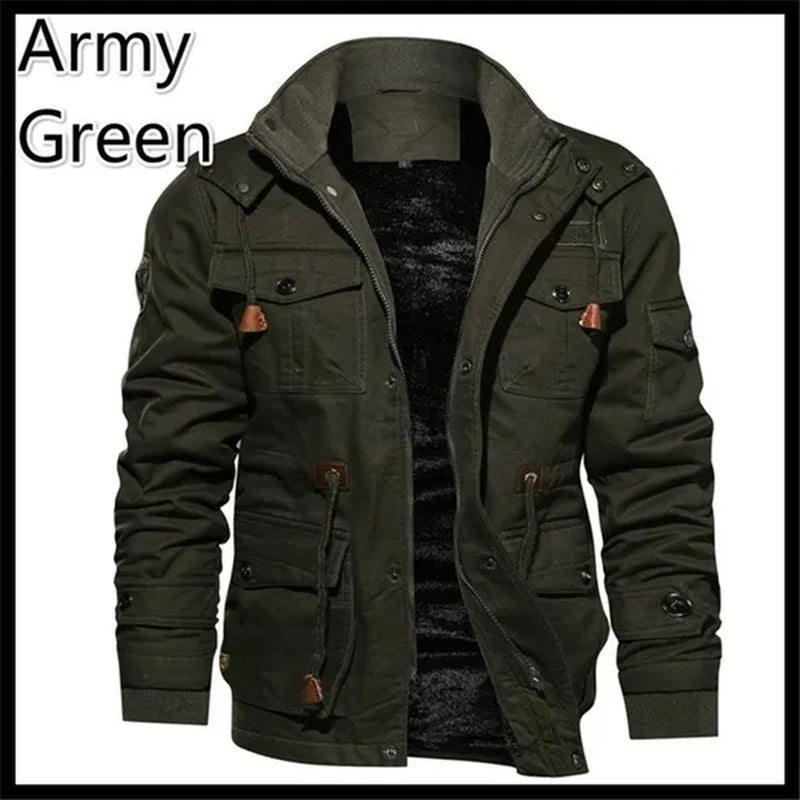 3 Colors Outdoor Cashmere Cotton Clothes for Men in Europe and America