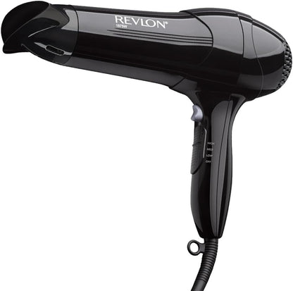 1875 Watt Full - Size Turbo Dryer, Black - WORLD TIME VISITS
