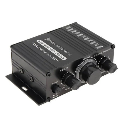 AK170 2 Channel Power Amplifier Audio Karaoke Home Theater Amplifier Mini Hifi Amplifier with USB SD Interface