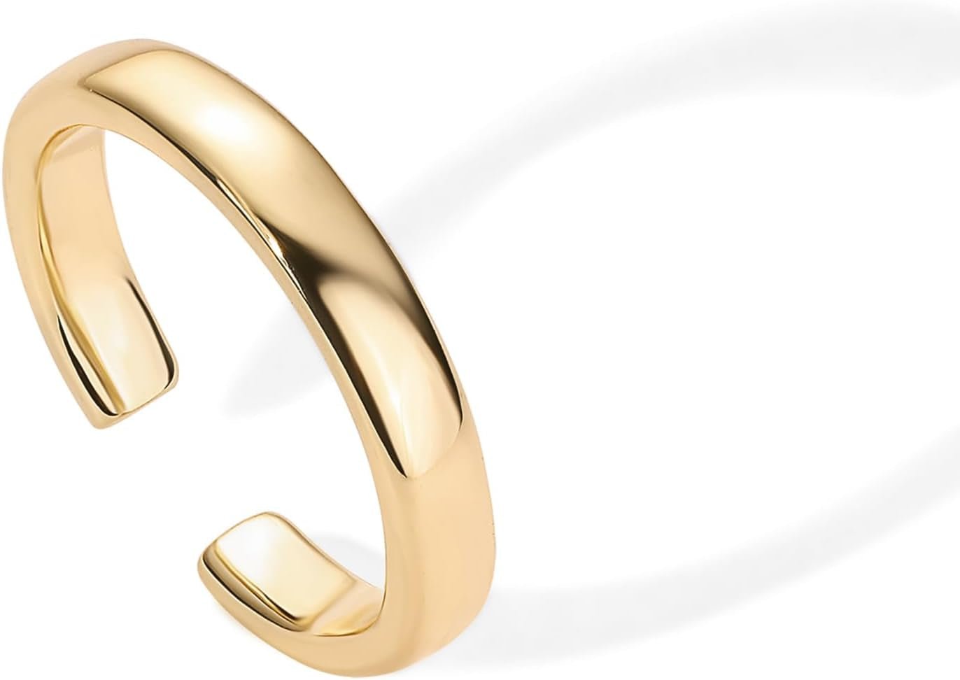 18K Gold Plated Adjustable Toe Rings for Women | Trendy Criss-Cross and Classic Band Toe Ring